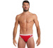 Męskie stroje kąpielowe Arena Icons Swim Brief Solid Red/White