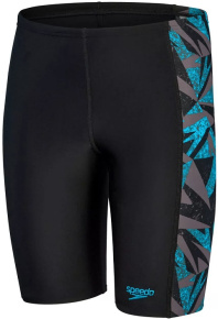Speedo Hyper Boom Panel Jammer Boy Black/Bolt/Dove Grey Speedo Hyper Boom Panel Jammer Boy Black/Bolt/Dove Grey