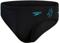 Speedo Hyper Boom Splice Brief Black/Bolt Speedo Hyper Boom Splice Brief Black/Bolt