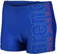 Stroje kąpielowe dla chłopców Arena Boys Swim Short Graphic Royal/Fluo Red Stroje kąpielowe dla chłopców Arena Boys Swim Short Graphic Royal/Fluo Red