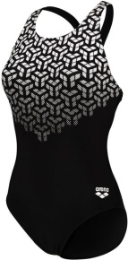 Arena Kikko V Swimsuit V Back Graphic Black Arena Kikko V Swimsuit V Back Graphic Black