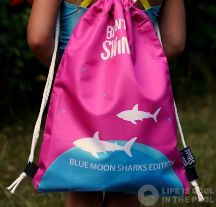 Worek do pływania BornToSwim Blue Moon Edition Swimbag