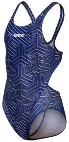 Stroje kąpielowe dla dziewczynek Arena Kikko Pro Swimsuit Swim Tech Girls Navy