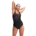 Speedo Hyperboom Placement Muscleback Black/Electric Pink/USA Charcoal