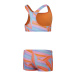 Speedo Allover 2 piece Boyleg Short Girls Orange/Blue