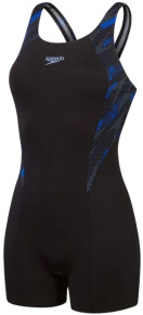 Speedo HyperBoom Splice Legsuit Black/True Cobalt/Curious Blue