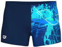 Męskie stroje kąpielowe Arena Funny Spot Swim Short Navy/Multi Męskie stroje kąpielowe Arena Funny Spot Swim Short Navy/Multi
