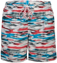 Męskie stroje kąpielowe Arena Beach Boxer Allover White/Turquoise Multi Męskie stroje kąpielowe Arena Beach Boxer Allover White/Turquoise Multi
