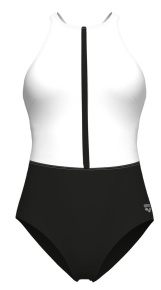 Arena Shapewear Silvia Cross Back C Cup Black/White Arena Shapewear Silvia Cross Back C Cup Black/White
