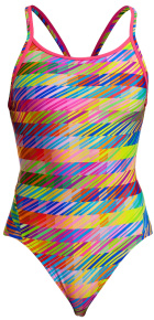 Funkita Static Stack Diamond Back One Piece Funkita Static Stack Diamond Back One Piece