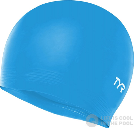 Tyr Latex Swim Cap Jasnoniebieski