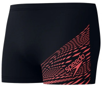 Speedo Medley Logo Aquashort Black/Coral Pink