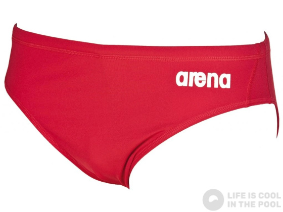 Męskie stroje kąpielowe Arena Solid brief red