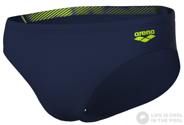 Arena Feel Bright Glare Briefs Navy/Artic Lime