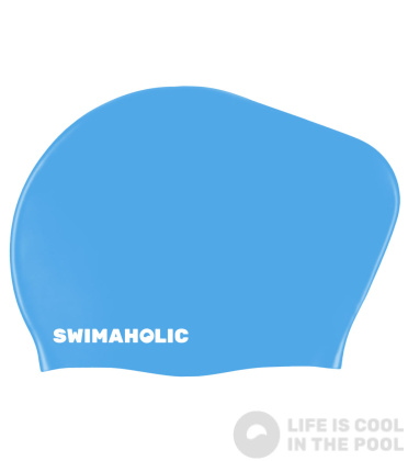 Dziecięcy czepek do pływania Swimaholic Long Hair Cap Junior