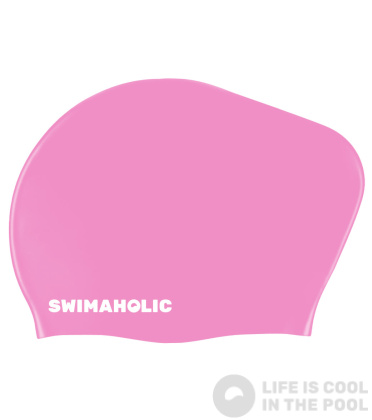 Dziecięcy czepek do pływania Swimaholic Long Hair Cap Junior