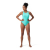 Speedo Solid High Neck Arctic Glass Blue