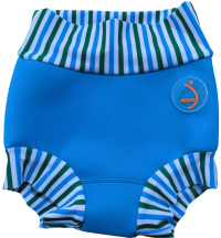Strój kąpielowy dla niemowląt  AquaKiddo Swim Nappy Neon Blue