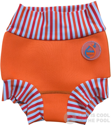 AquaKiddo Swim Nappy Neon Orange 