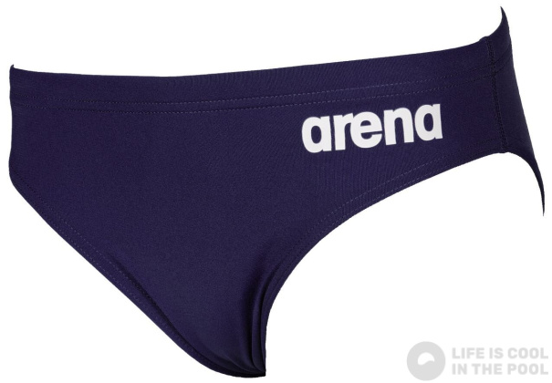 Stroje kąpielowe dla chłopców Arena Solid brief junior navy