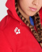 Bluza damska Arena Women Team Hooded Jacket Panel Red