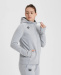 Bluza damska Arena Women Team Hooded Jacket Panel Medium Grey/Heather