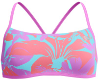 Speedo Womens Allover Digital Cross Back Top - Multi