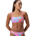 Speedo Womens Allover Digital Cross Back Top - Multi