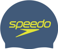 Speedo Printed Logo Cap Grey