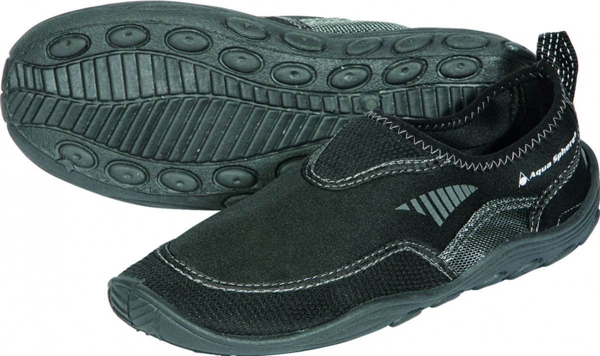 Buty do wody dla dzieci Aqua Sphere Beachwalker RS Black/Silver