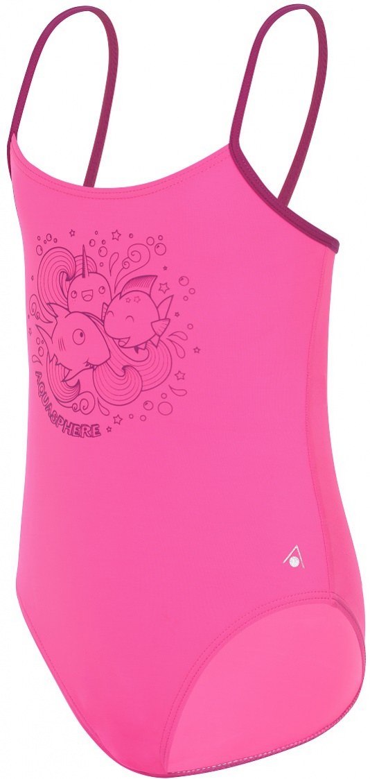 Strój kąpielowy dla dziewcząt Aqua Sphere Yumi Aqua First Girl Pink/Bright Pink