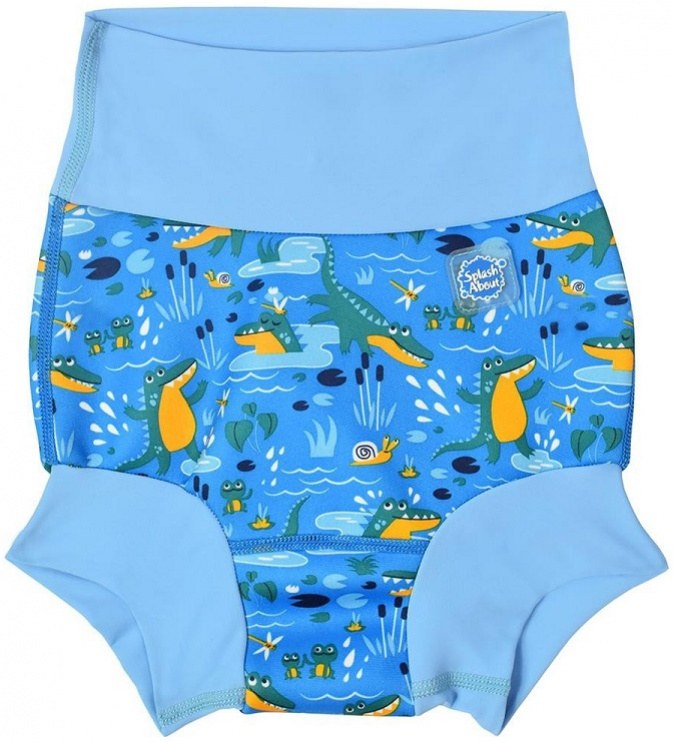 Strój kąpielowy dla niemowląt Splash About New Happy Nappy Crocodile Swamp