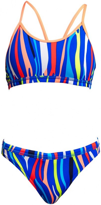 Stroje kąpielowe dla dziewczynek Funkita Raw Hide Racerback Two Piece Girls
