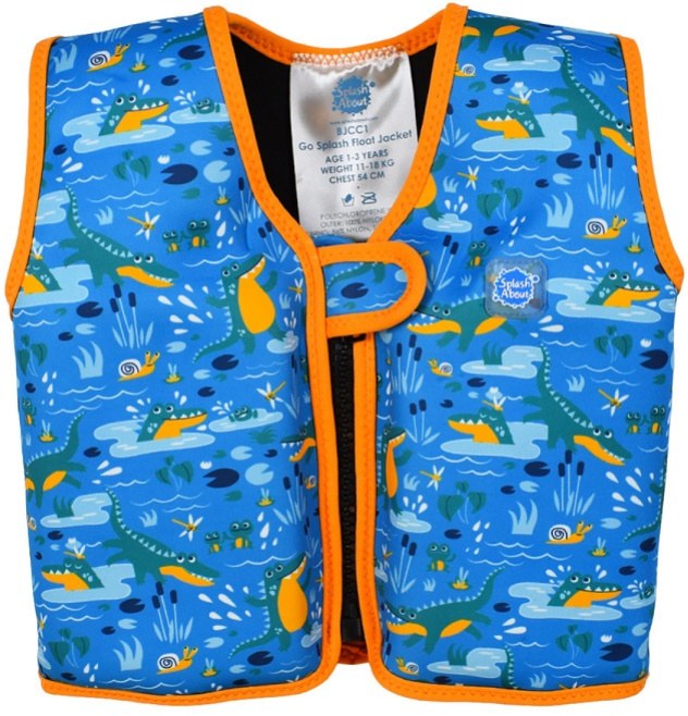 Kamizelka do pływania dla dzieci Splash About Go Splash Float Jacket Croc Creek