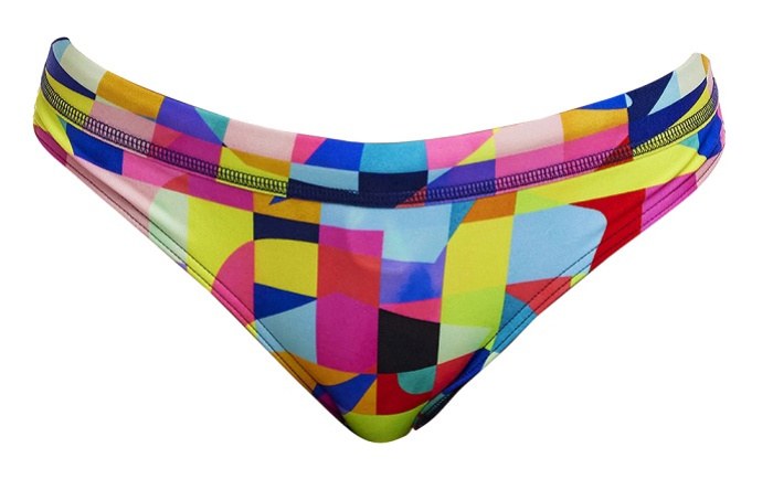Damski strój kąpielowy Funkita On The Grid Sports Brief