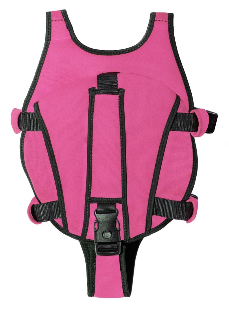 Kamizelka do pływania dla dzieci AquaKiddo Swim Vest Pink
