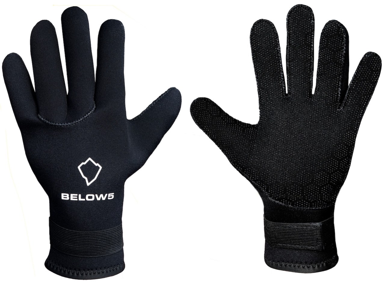 Rękawice neoprenowe Below5 Neoprene Gloves Black