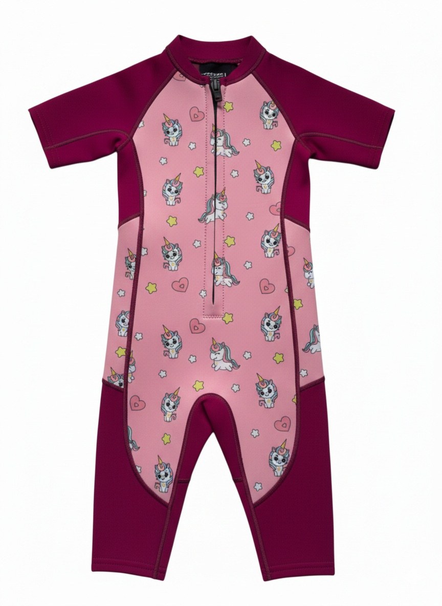 Pianka dla dzieci Aquakiddo Neoprene Wetsuit Unicorns