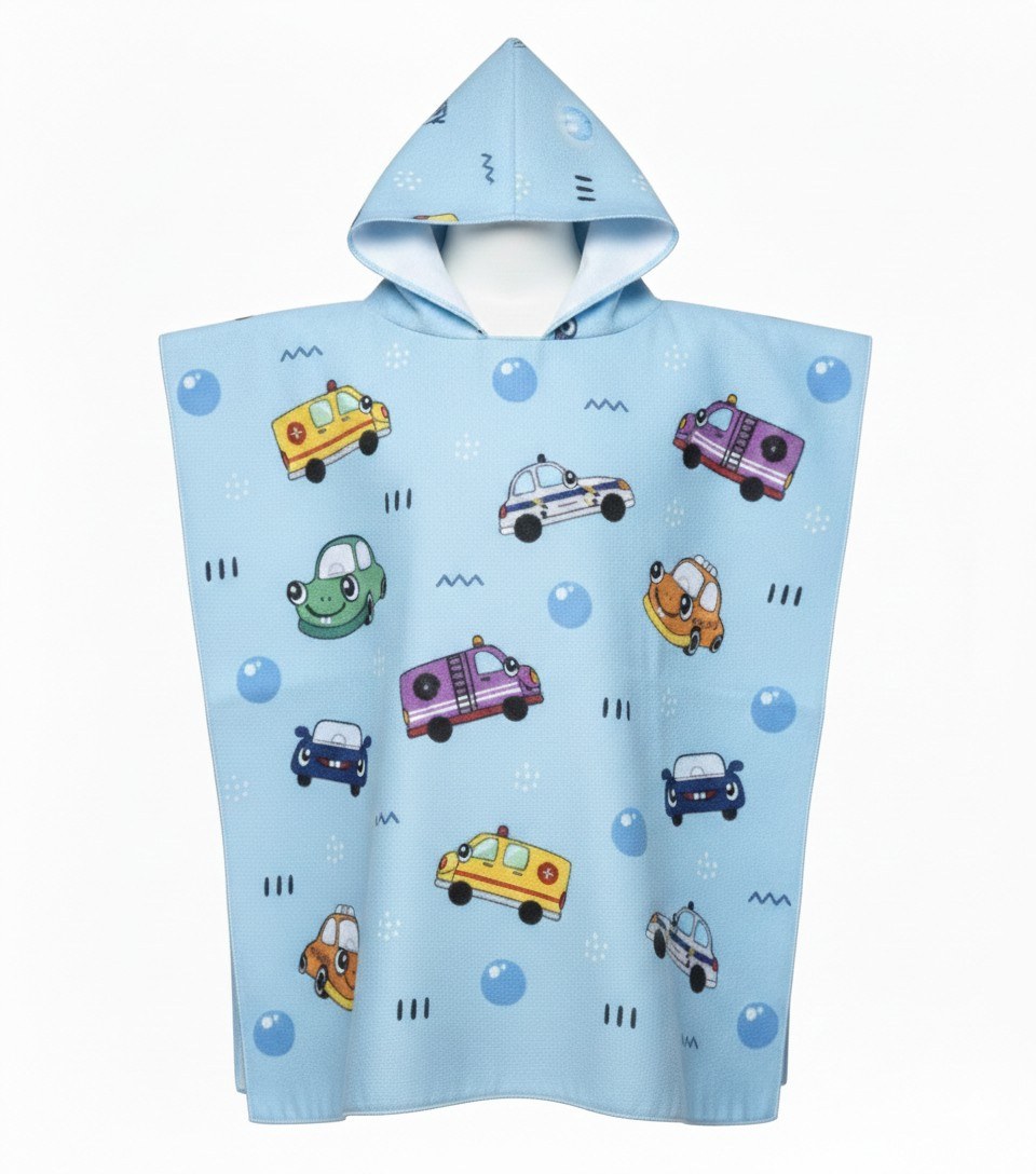 Aquakiddo Poncho Cars New