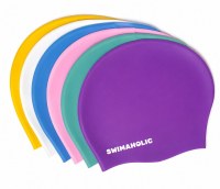 Dziecięcy czepek do pływania Swimaholic Long Hair Cap Junior