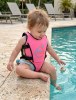 Kamizelka do pływania dla dzieci AquaKiddo Swim Vest Pink