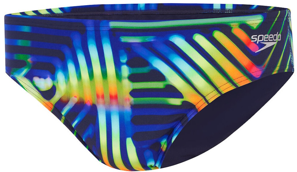 Speedo allover digital 8 cm brief pahala geo/true navy xl - uk38