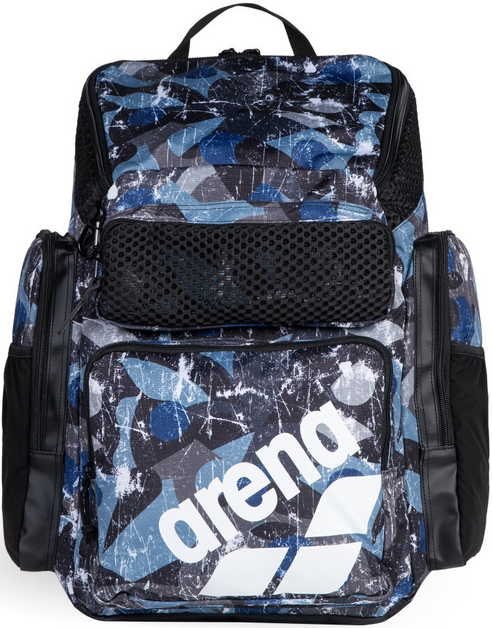 Arena one go travel backpack allover niebieski